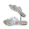 Sandalias planas con diamantes de imitación y mariposas de talla grande para mujer, de comercio exterior europeo y americano, para primavera y verano de 2024