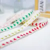 Festival de Navidad Regalo Flores Frescas Cinta de Empaque Ramo Caja de Regalo Banda para Atar DIY Decoración de Árbol de Navidad Cinta Tejida