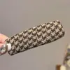 Grampo de Cabelo Xadrez Maillard Transfronteiriço Presilha para Franja Lateral Presilha para Nuca Cabelos Quebrados Grampo de Cabelo Acessório de Cabeça Elegante para Mulheres