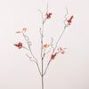 Hojas de Arce Artificiales de Otoño, Hojas Decorativas Otoñales Estilo Zen con Frutos, Decoraciones para Sala de Estar, Decoraciones de Mesa, Hojas de Arce Artificiales y Ramas Secas