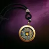Directo de fábrica: Colgante de concha Gahu de animal del zodíaco estilo antiguo, collar cultural y creativo para hombres y mujeres, accesorio de concha protector