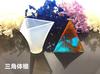 Molde de gota de cristal DIY tridimensional pirámide triangular molde pirámide triangular Torre de energía molde de silicona