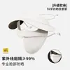 Mascarilla y Sombrero de Seda de Hielo con Protección Solar para Mujer, Protección UV de Verano para Ciclismo y Conducir, Máscara de Sombrilla de Cara Completa