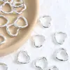 Cuentas Espaciadoras Huecas de Metal Plateado de Aleación Accesorios para Pulsera Collar Hecho a Mano DIY Materiales para Abalorios Al por Mayor