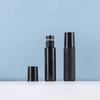 Botella de Aceite Esencial a Prueba de Luz Negro Mate en Stock Transfronteriza, Botella Roll-On para Perfume, Botella Recargable de Viaje, Botella con Rodillo de 10 ml, Cosméticos