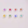 Decoraciones Coloridas para Uñas de Plumeria Resina 3D DIY Pequeños Accesorios Aretes Funda de Teléfono Uñas Portátiles Accesorios Mayoreo