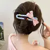 Pinza para el Cabello de Pato Floral Otoño e Invierno para Mujer Nuevo Estilo 2025 Pinza de Pelo de Gama Alta Pinza para el Cabello para la Parte Posterior de la Cabeza Pinza de Tiburón Accesorio para el Cabello