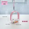 Bolsa para Bebê Diário de Recém-Nascido Dimoo 12cm Bolsa de Armazenamento para Bebê Boneca de Vinil Capa Protetora de Armazenamento à Prova de Poeira Bolsa de Passeio para Bebê