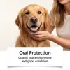 Polvo para Limpieza Dental de Mascotas Kriath Limpia suavemente las manchas amarillas en la superficie de los dientes de gatos y perros, polvo para el cuidado bucal diario