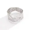 Pulsera de Aleación, Pulsera Ancha de Superficie Cóncava y Convexa Asimétrica para Mujer, Nuevo Diseño de Nicho, Tendencia en Accesorios para Fotografía de Viajes Hip-Hop