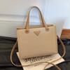 Bolso cruzado de gran capacidad para mujer, bolso bandolera informal, portátil, para ir al trabajo, primavera y verano, combinable, 2025