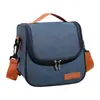 Bestseller transfronterizo: Bolsa de hielo cruzada de un solo hombro, bolsa de almuerzo portátil para el trabajo, bolsa de alimentos para exteriores, bolsa aislada de tela Oxford de gran capacidad