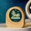 Edifício Marco Cristal Lapidado 3D Luminoso Souvenir Turístico do Lago Oeste de Hangzhou Enfeite de Luz Noturna Presente de Aniversário