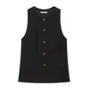 Venta Rápida Transfronterizo Tong Artículo Caliente Primavera 2026 Nuevo Chaleco Plisado 1608521 Pantalones Mini Acampanados 1608421