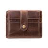 Cross-border Amazon Masculino Couro Genuíno Mudar Titular do Cartão Simples Feminino Simples Porta-Cartão Multi-card Bit Camada superior Cowhide Card Holder Fino