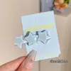 Pinzas para el cabello coloridas, artísticas y coquetas modelo 2025, pinzas de pico de pato estilo universitario para chicas dulces, pasadores para el cabello de estudiante, accesorios para el cabello de alto valor