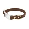 Set de Collar y Correa para Gato y Perro de Color Sólido de PVC, Set de Dos Piezas Impermeable y Resistente a la Suciedad para Mascotas, Personalizable desde la Fábrica de Origen