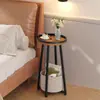 Mesa de Centro Pequeña al por Mayor de Fábrica, Mesa Lateral Creativa para Sofá de Uso Doméstico en la Sala de Estar, Mesa Redonda Pequeña para Balcón, Mesa Pequeña Moderna para Apartamentos