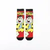 Calcetines de dibujos animados Calcetines de dibujos animados casuales deportivos jacquard para mujer de algodón para pareja hasta media pantorrilla calcetines de moda medias para hombre