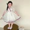 Vestido para Niñas 2026 Nuevo Elegante de Verano Nuevo Estilo Chino Qipao para Bebés, Vestido de Princesa Hanfu de Verano para Niños