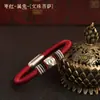 Nó de Dragão Buda Guardião para Cada Signo do Zodíaco Prata Pura 999 Pulseira Trançada Pacífica Feita à Mão para Homens e Mulheres Presente