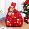 Sacola de Presente de Natal, Sacola de Presente, Sacola Tricotada, Simples e Elegante, Bolsa de Lembrancinha, Sacola Tote, Sacola de Doces