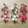 Galhos de Flor de Ameixeira Simulados, Flor de Ameixeira de Inverno Estilo Chinês, Flores de Pessegueiro, Flores Artificiais, Enfeites de Decoração para Casa, Enfeites para Bolo de Aniversário, Pacote com 10 Transfronteiriço