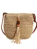 Moda Casual de Primavera Transfronteriza 2026 Bolso Cruzado de Paja Nuevo Bolso para Mujer Bolso de Hombro Versátil Bolso Sencillo