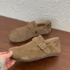 Zapatos Birkenstock de Cuero Genuino con Suela Gruesa, Zapatos para Mujer, Nuevos Mocasines Slip-On Otoño e Invierno 2025, Zapatos Birkenstock Versátiles