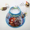 Nuevo Sombrero de Sol con Protección Solar para Niños, Sombrero de Sol con Protección Solar Animal City para Hombres y Mujeres, Sombrero de Sol de Verano con Parte Superior Abierta Anti-UV