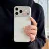 Ins É Adequado para Película de Lente de Celular Apple 17Promax, Estilo Desenho Animado de Tela Cheia 17Pro Película de Lente Prata com Glitter