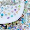 Joyería para Uñas con Forma de Corazón de 6 mm Punta de Diamante Super Brillante Forma Especial Diamante para Uñas Material para Uñas Portátil Joyería de Cristal Al por Mayor