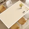 Mantel de Cuero Estilo Wabi-Sabi de Gama Alta, Impermeable, Resistente al Aceite, Lavable, Resistente al Calor, Salvamanteles Rectangulares Protectores para Mesa de Comedor y Mesa de Centro