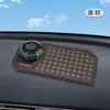 Tapete Antiderrapante e à Prova de Choque para Carro, Enfeites de Carro, Painel de Instrumentos de Controle Central, Borracha Fixadora para Celular, Resistência à Placa de Licença