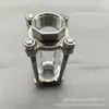 Aço inoxidável 304 rosca interna copo de inspeção rosca janela de observação tubo de vidro visor de vidro indicador de fluxo de água