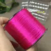Rollo grande 300 metros Importado de Japón línea elástica plana línea de cristal cuerda de cuero línea elástica fuerte resistente al desgaste línea para abalorios