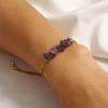 Pulsera de Cadena Transfronteriza Europea y Americana Retro Piedra Natural Grava Multicolor con Cuentas para Mujer en stock Venta Directa