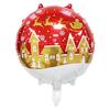 Globos de Navidad Árbol de Navidad Muñeco de Nieve Navideño Mini Árbol de Navidad Globos para Diseño de Fiesta Navideña