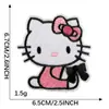 Personagens de Animação Desenho Animado Menina Fofa Série Coração DIY Acessórios Decorativos Roupas Acessórios para Bolsas Adesivos de Tecido Bordados
