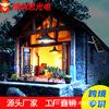 Lámpara de araña solar transfronteriza, superbrillante, para exteriores, decorativa, con bombilla LED, para patio y balcón