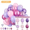 Set de Globos de Látex Transfronterizo de 12 pulgadas Globos Redondos con Lentejuelas Fiesta Niña Día de San Valentín Boda Globos para Fiesta