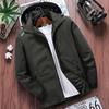 Chaqueta impermeable y cortavientos para hombre, nueva, de primavera y otoño, de moda, deportiva, de talla grande, extragrande, cortavientos, ropa para hombre