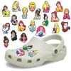 Zapatos de Princesa Regalo de Cumpleaños para Niñas de las Flores Amazon Crocs Zapatos Hebilla de Zapato Set Accesorios para Crocs de Princesa