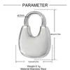 Bolso con Ruedas Transfronterizo Patines Acero Inoxidable Colgante DIY Estrella Femenina Ojo del Diablo Collar Acero de Titanio Colgante de Joyería