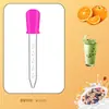 5ml com escala conta-gotas de silicone para crianças bebê alimentador de remédios anti-engasgo ferramentas de pintura de pigmentos atacado de fábrica