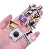 Série de ginástica criativa transfronteiriça sapatos com buraco flor de sapato decoração plástico macio PVC epóxi acessórios de sapato removíveis fivela de sapato