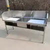 Plataforma para Matar Peixe de Supermercado Piscina Multifuncional para Matar Peixe Mesa de Operações Pés de Porco Piscina de Peixe de Hotel Bacia para Cortar Frutas Lavar Legumes