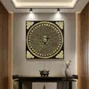 Pintura Colgante Thangka Negra y Dorada con el Mantra de Seis Sílabas y el Sutra del Corazón, Mural de Vestíbulo, Mandala, Sala Budista, Pintura Decorativa del Dios Amarillo de la Riqueza del Tíbet