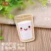 Parche bordado para boutique, parche de tela, sello de bordado, papas fritas, piña, hamburguesa, parche para ropa, zapatos y sombreros, accesorios para bolsas, decoración