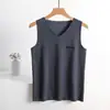 Ropa interior térmica de terciopelo para hombre de otoño e invierno, terciopelo de talla grande, cuello en V, terciopelo engrosado, chaleco base a prueba de frío para hombre